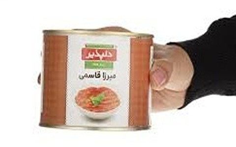 خرید و قیمت کنسرو میرزا قاسمی دلپذیر + فروش عمده